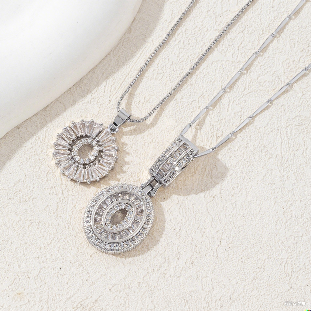 2 Count initial Letter Necklace Set with Zirconia Stones | Golden/Silver Bubble Necklaces for Women | Iced Out Necklace For Men | Anniversary Gift | Letter Alphabet Necklace Zircon Stone pendant necklace initial zirconia stone dealsforyoudays